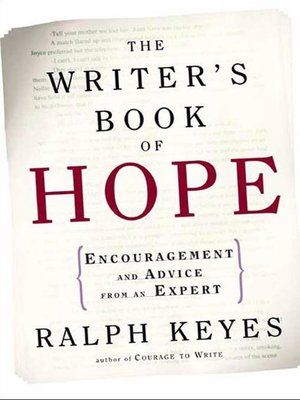cover image of The Writer's Book of Hope